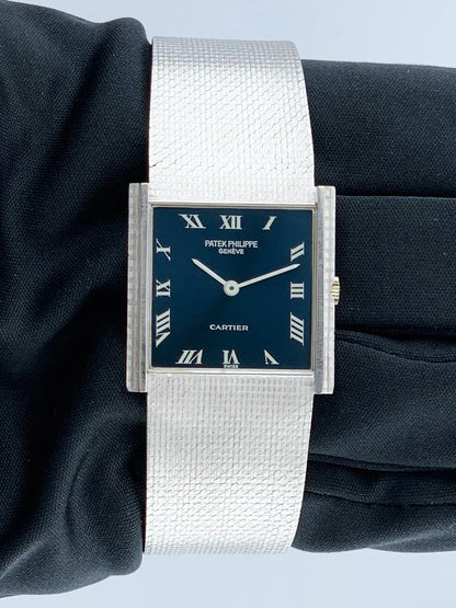 Patek Philippe 3494 Retailed By Cartier 18K White Gold Watch - Wristwatch