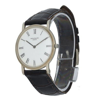 Patek Philippe 3520D 18K White Gold Men’s Watch - Wristwatch