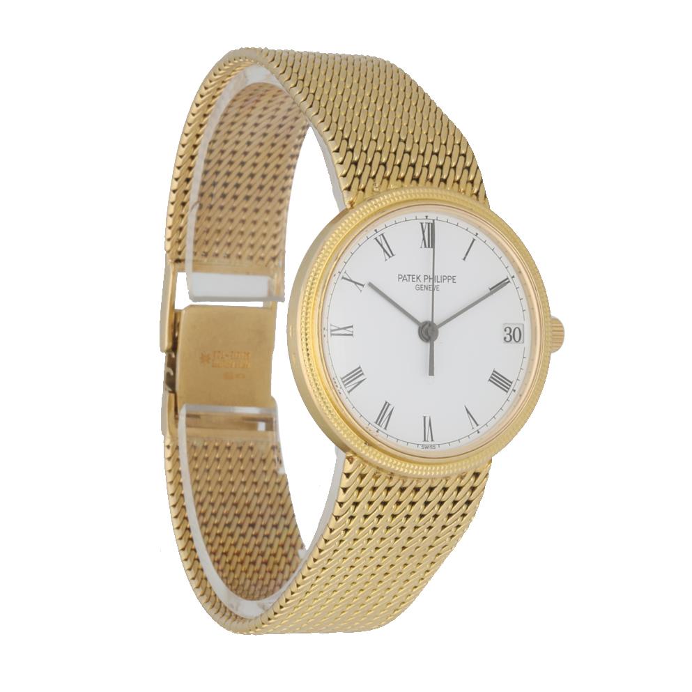 Patek Philippe 3802/205J 18K Yellow Gold Men’s Watch Box & Papers - Wristwatch