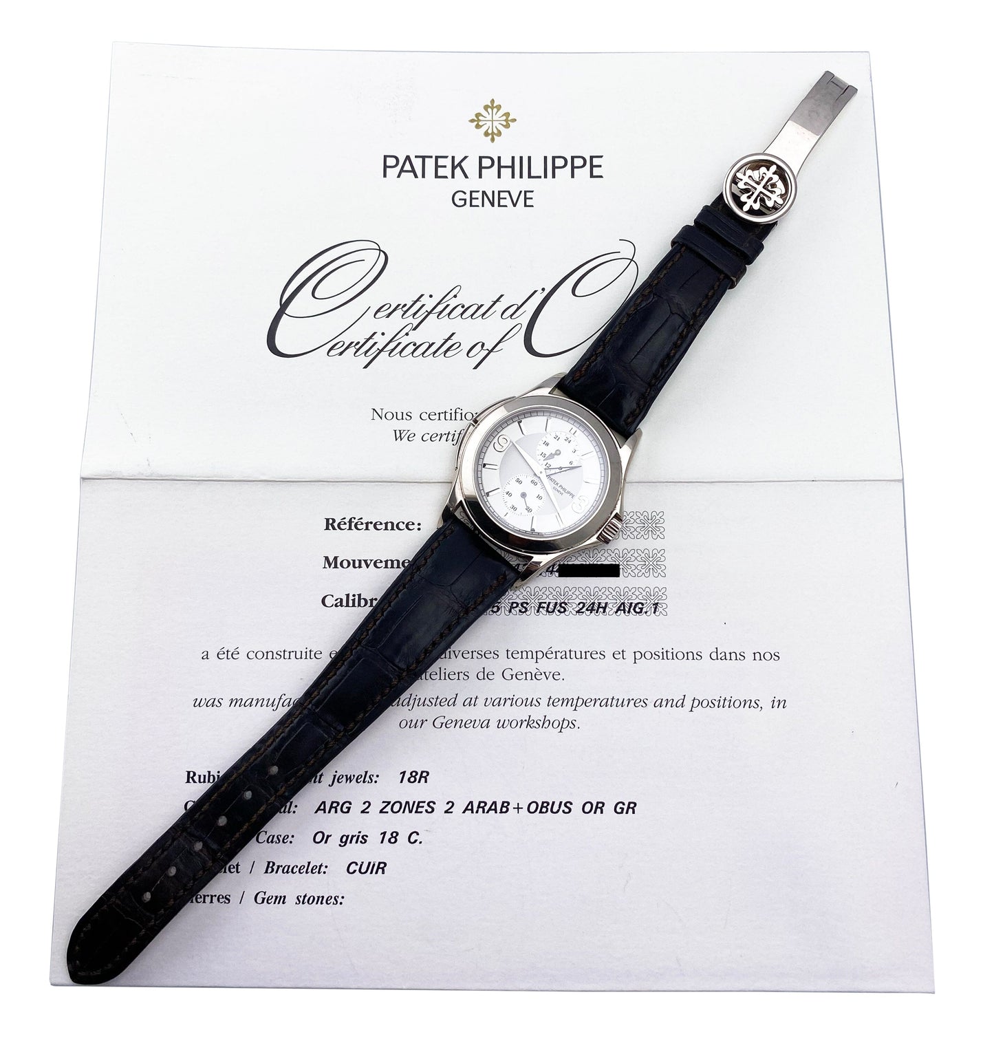 Patek Philippe 5134G-011 18K White Gold Mens Watch Box Papers