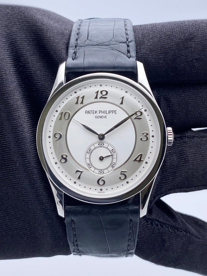 Patek Philippe 5196P-001 Silver Dial Platinum Mens Watch