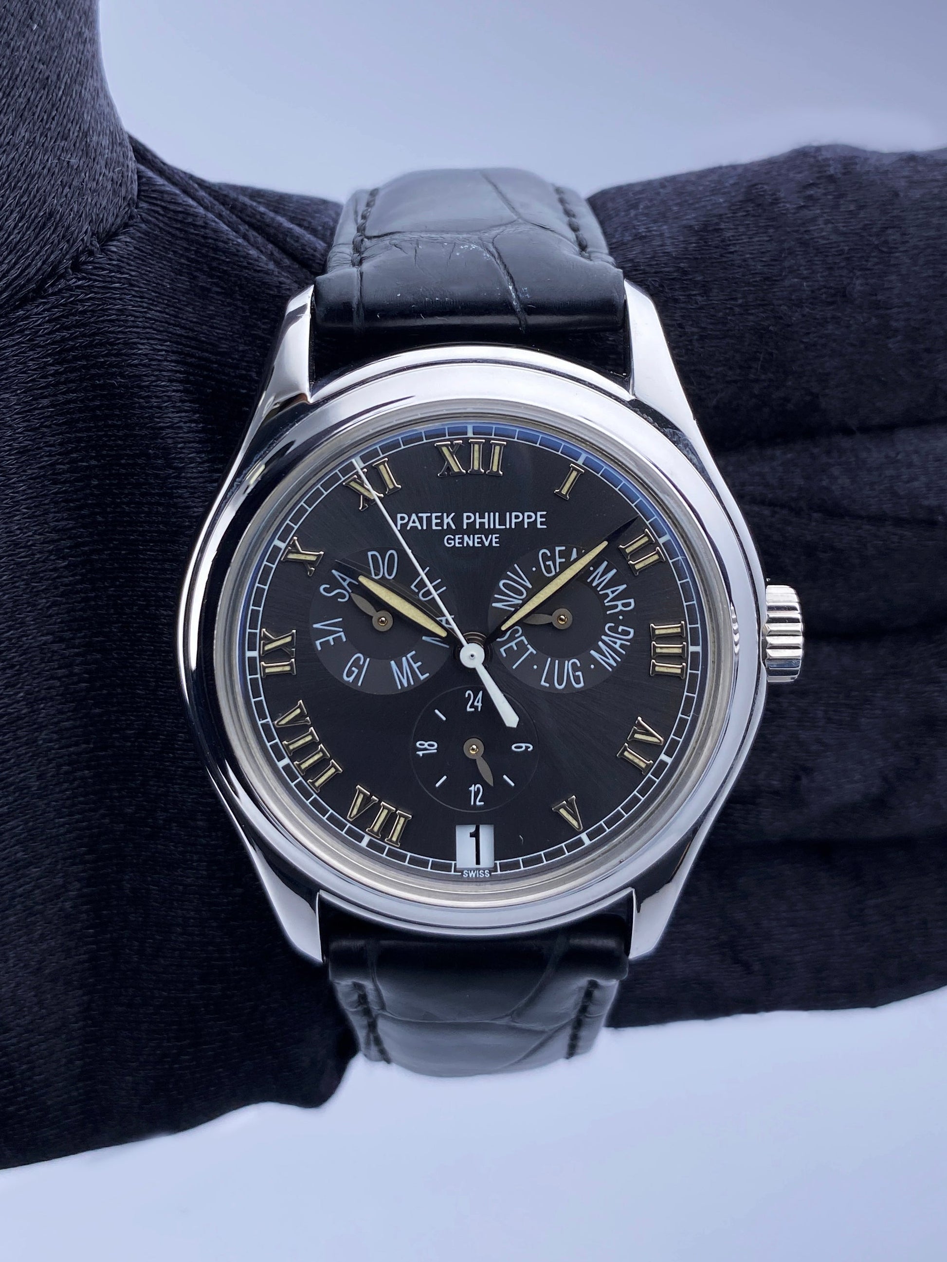 Patek Philippe Annual Calendar 5035G Mens Watch With Papers