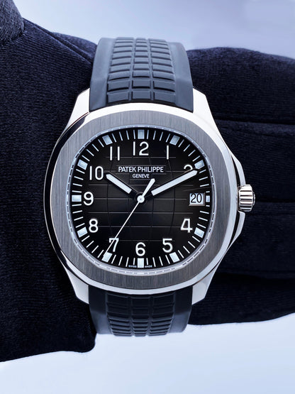 Patek Philippe Aquanaut 5167A-001 Black Dial Mens Watch - Virtual