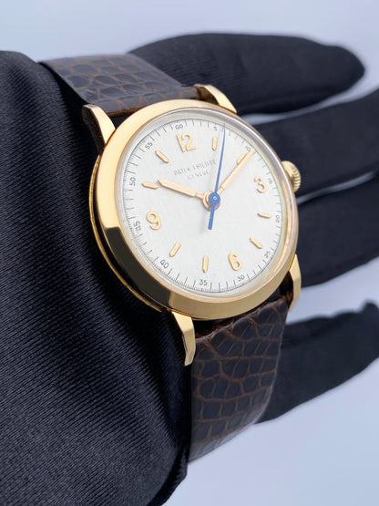 Patek Philippe Calatrava 2466 18K Rose Gold Watch - Watches