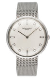 Patek Philippe Calatrava 2591 Diamond Dial Platinum Mens Watch - Watches