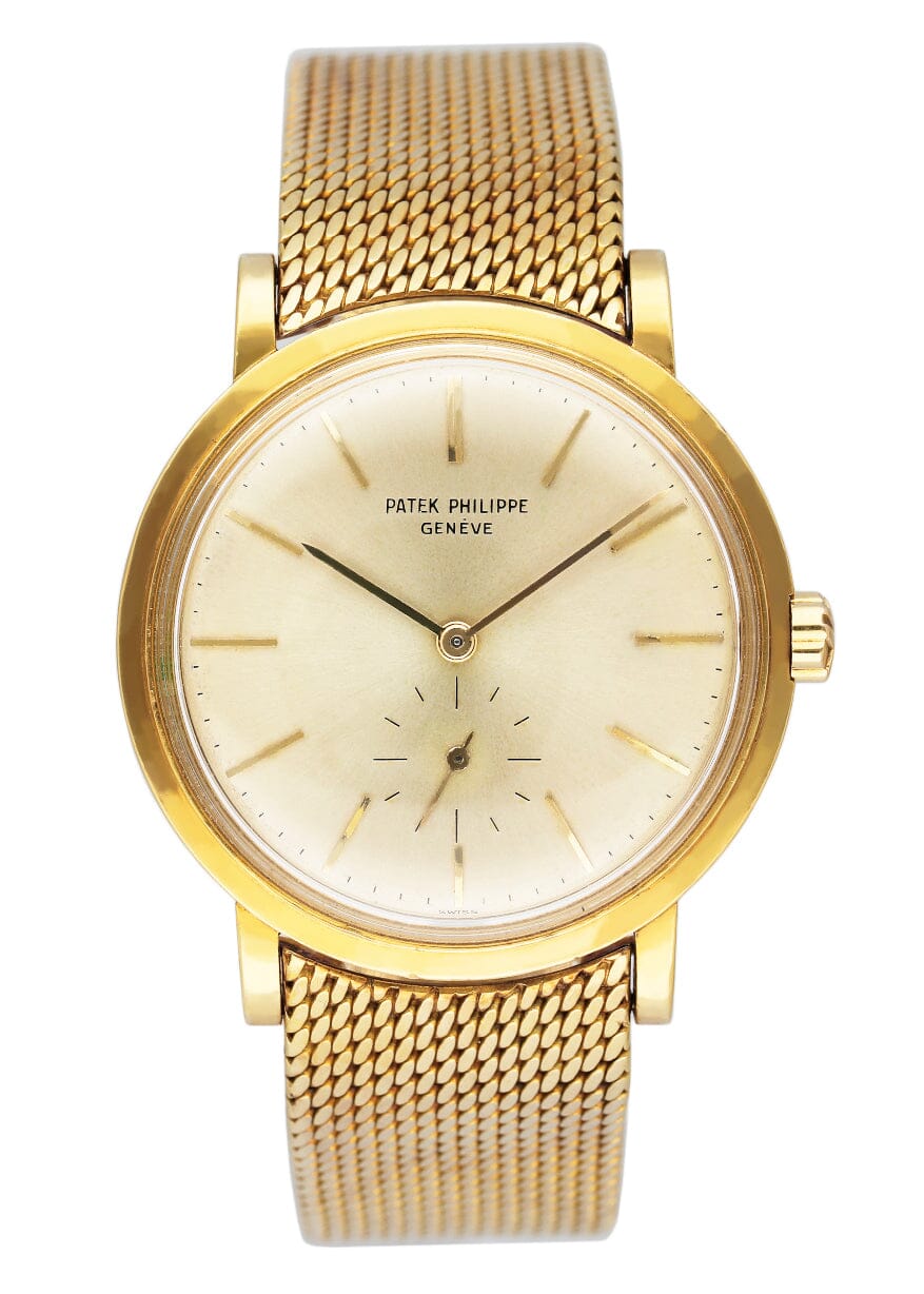 Patek Philippe Calatrava 3429 18K Yellow Gold Mens Watch