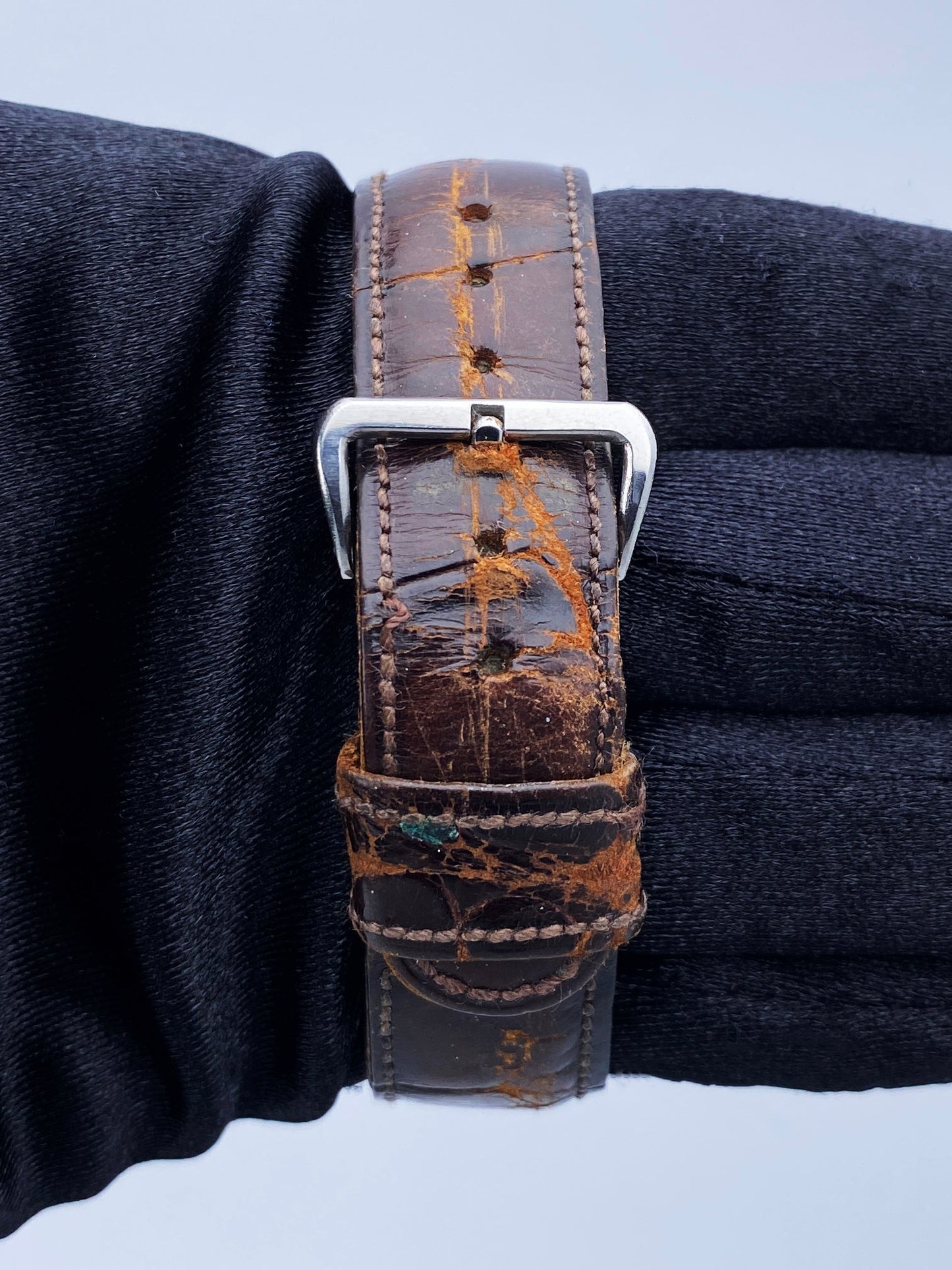 Patek Philippe Calatrava 3445G 18K White Gold Mens Watch