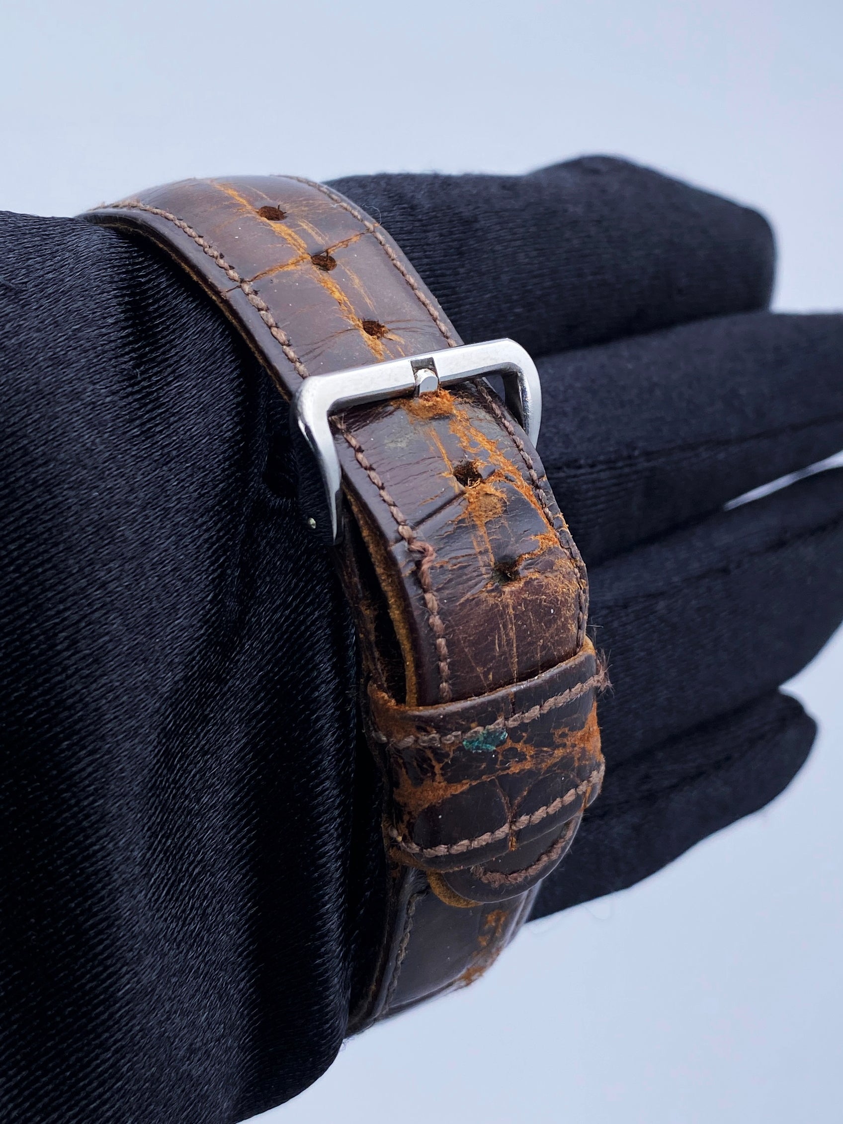 Patek Philippe Calatrava 3445G 18K White Gold Mens Watch