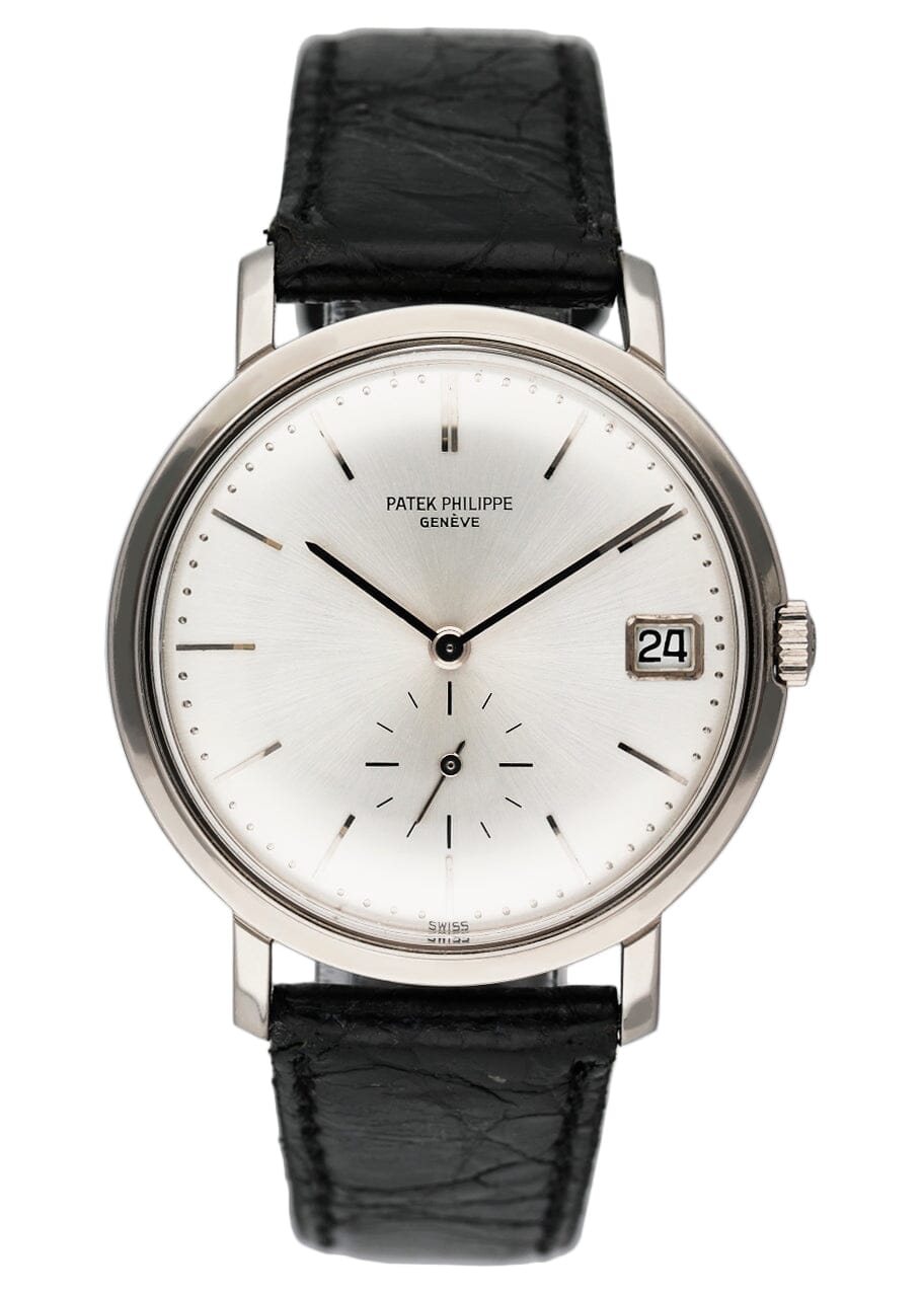 Patek Philippe Calatrava 3445G 18K White Gold Mens Watch
