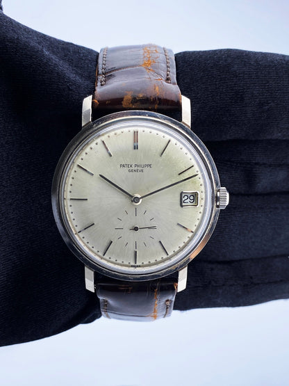 Patek Philippe Calatrava 3445G 18K White Gold Mens Watch