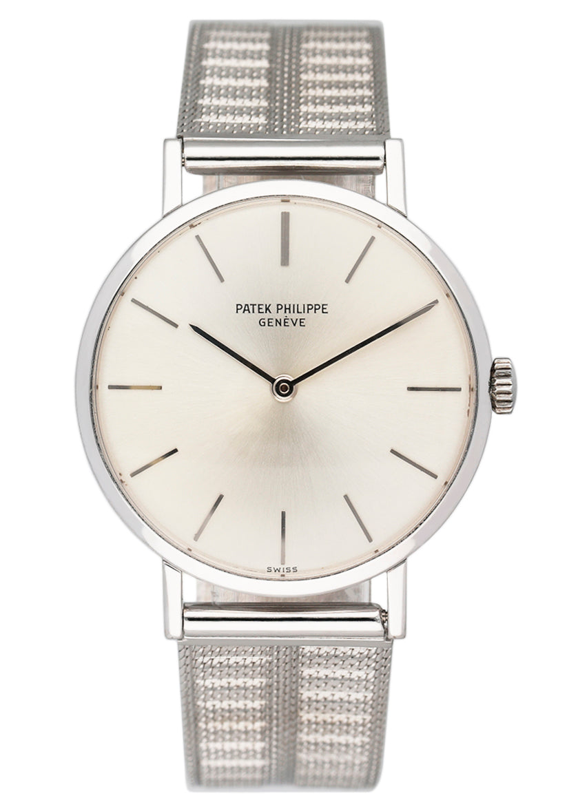 Patek Philippe Calatrava 3537 Silver Dial Mens Watch