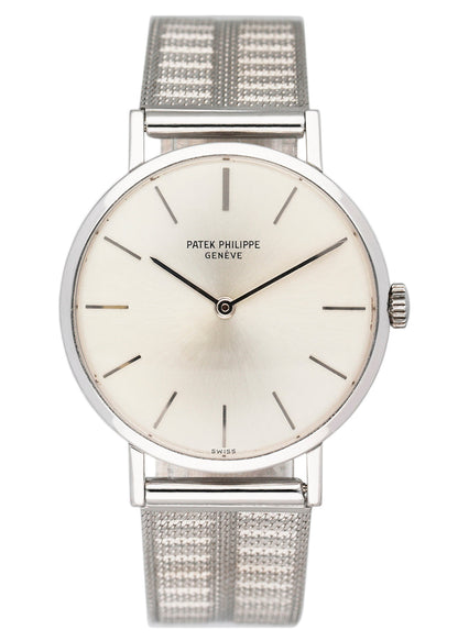 Patek Philippe Calatrava 3537 Silver Dial Mens Watch