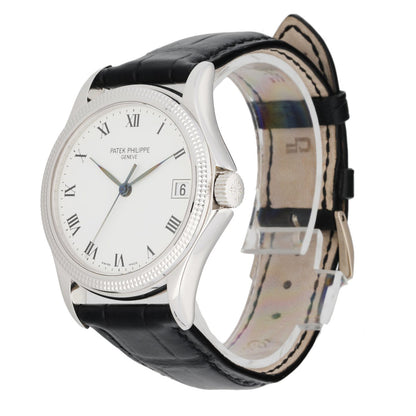 Patek Philippe Calatrava 5117G 18K White Gold Men's Watch Box & Papers