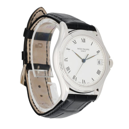 Patek Philippe Calatrava 5117G 18K White Gold Men's Watch Box & Papers