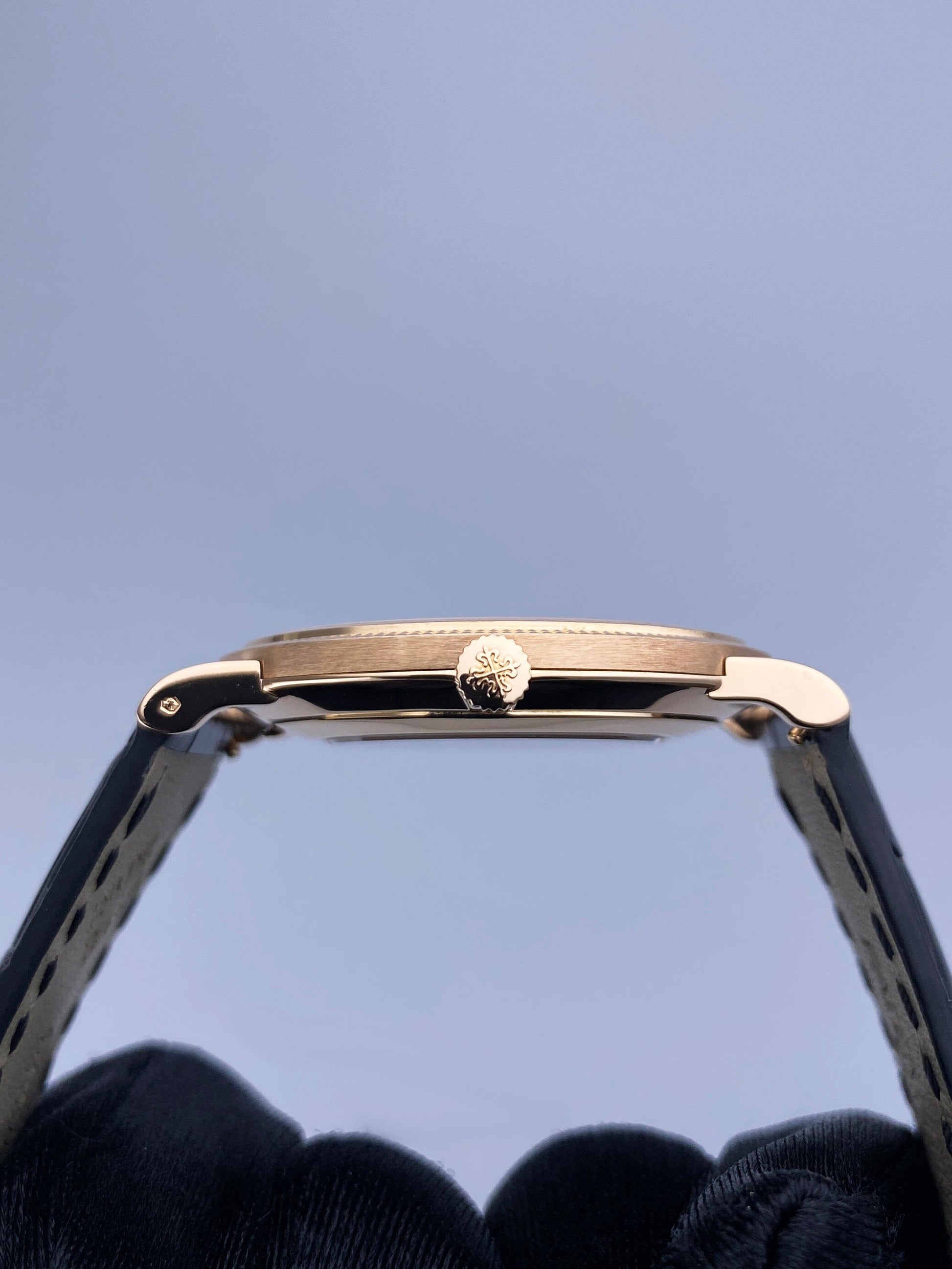 Patek Philippe Calatrava 5119R 18K Rose Gold Mens Watch With Archives - Wristwatch