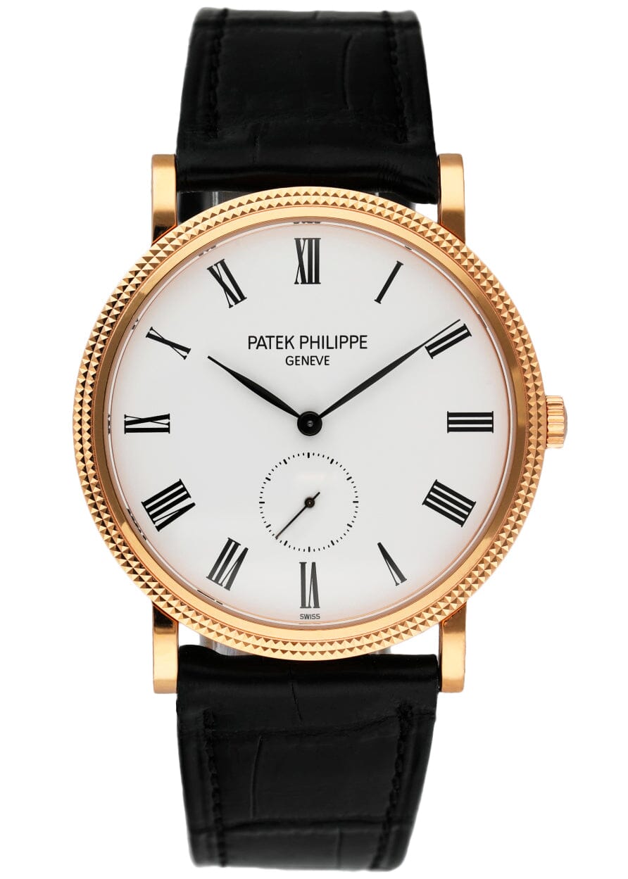Patek Philippe Calatrava 5119R 18K Rose Gold Mens Watch With Archives - Wristwatch