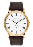 Patek Philippe Calatrava 5119R 18K Rose Gold Mens Watch Box Papers - Wristwatch