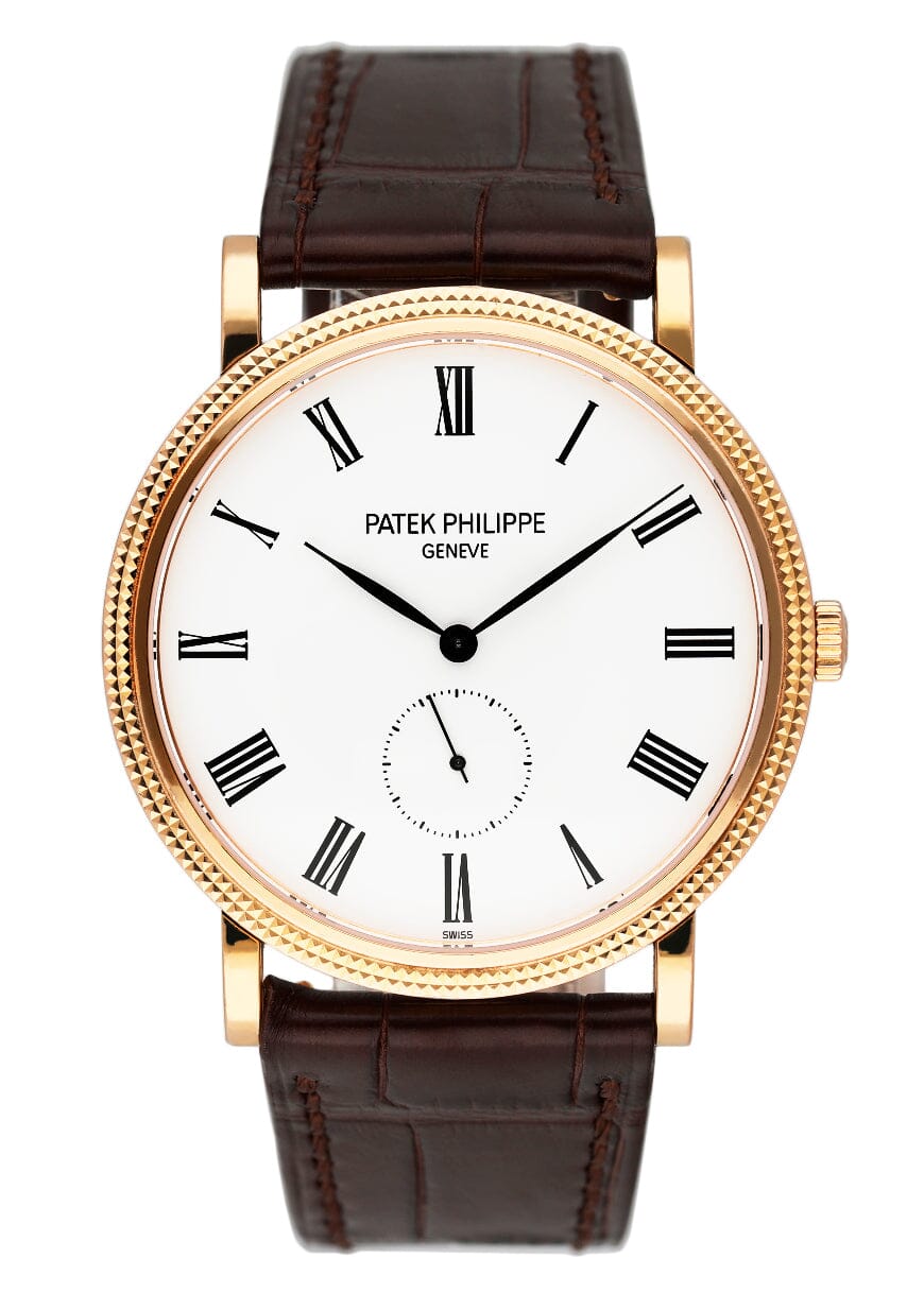 Patek Philippe Calatrava 5119R 18K Rose Gold Mens Watch Box Papers - Wristwatch