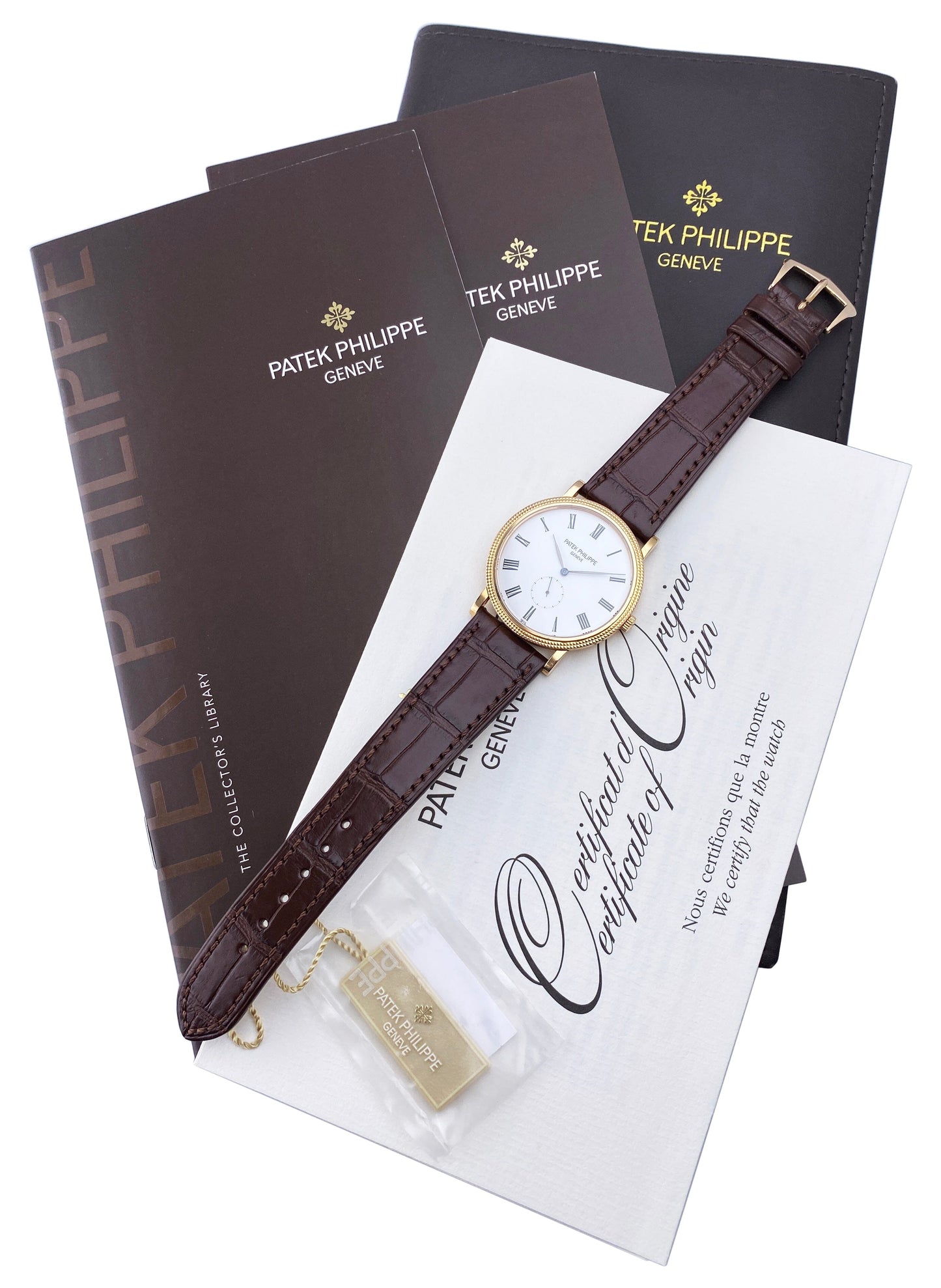 Patek Philippe Calatrava 5119R 18K Rose Gold Mens Watch Box Papers - Wristwatch