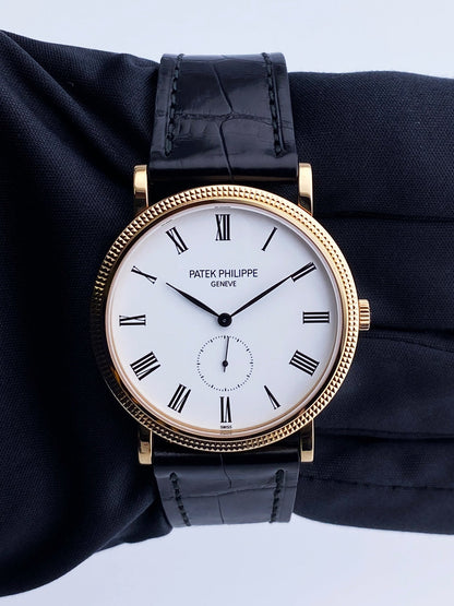 Patek Philippe Calatrava 5119R 18K Rose Gold Mens Watch Papers - Virtual
