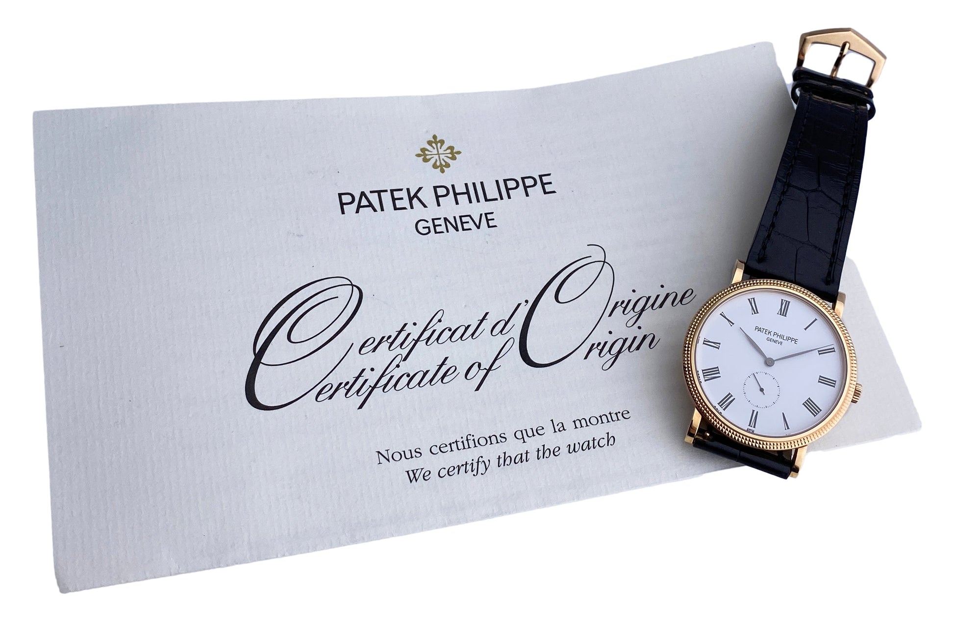 Patek Philippe Calatrava 5119R 18K Rose Gold Mens Watch Papers - Virtual