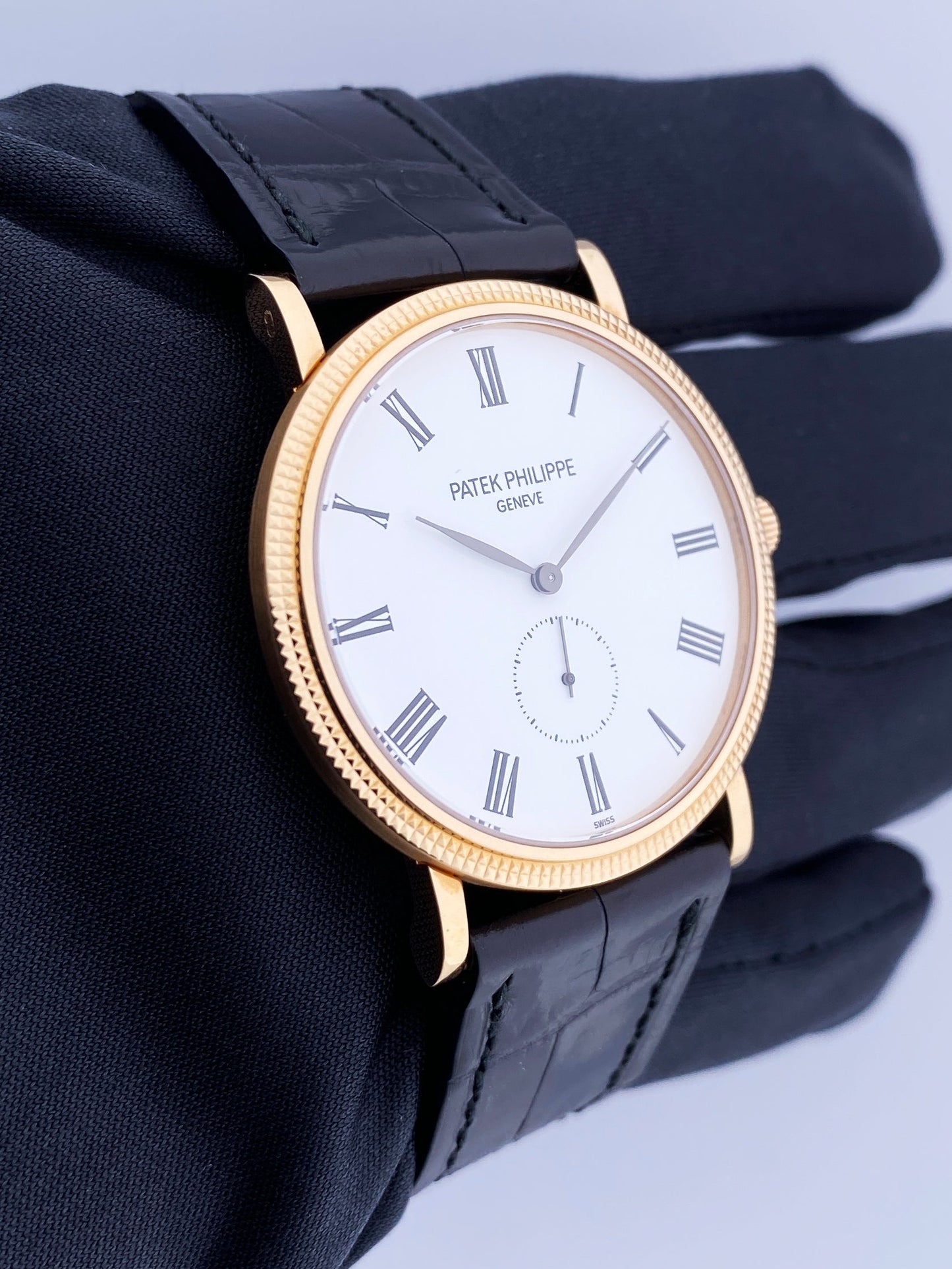Patek Philippe Calatrava 5119R 18K Rose Gold Mens Watch Papers - Virtual