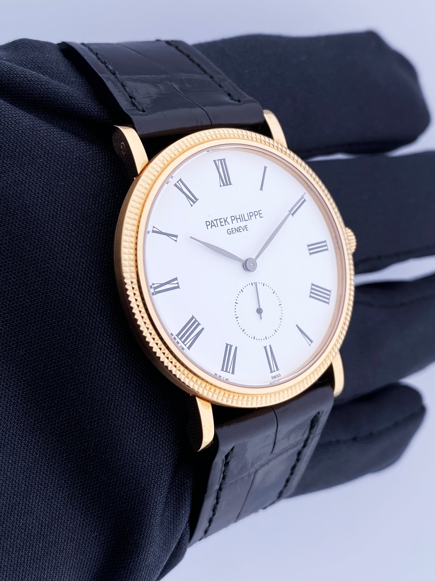 Patek Philippe Calatrava 5119R 18K Rose Gold Mens Watch Papers - Virtual