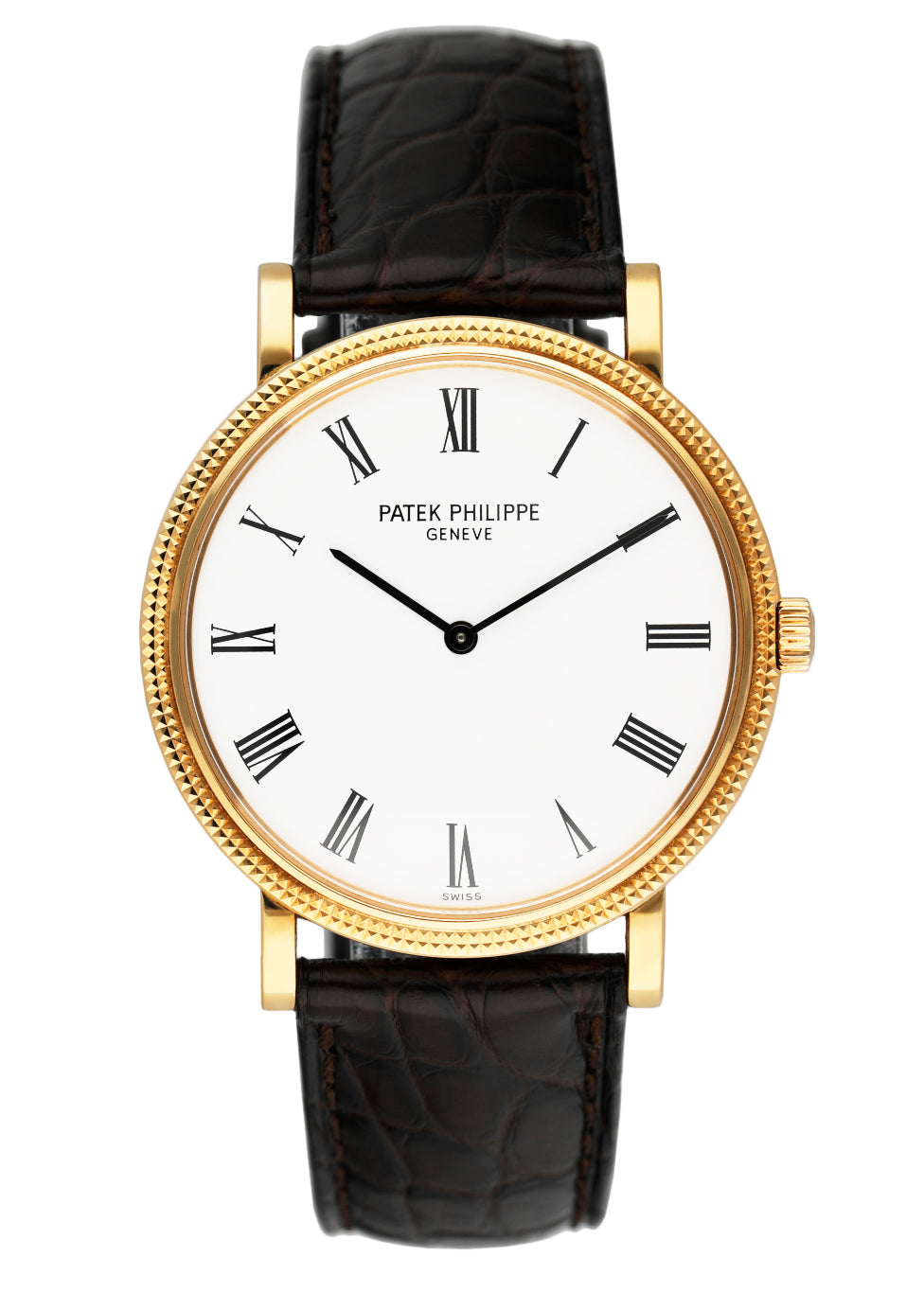 Patek Philippe Calatrava 5120J 18K Yellow Gold Mens Watch Box Papers