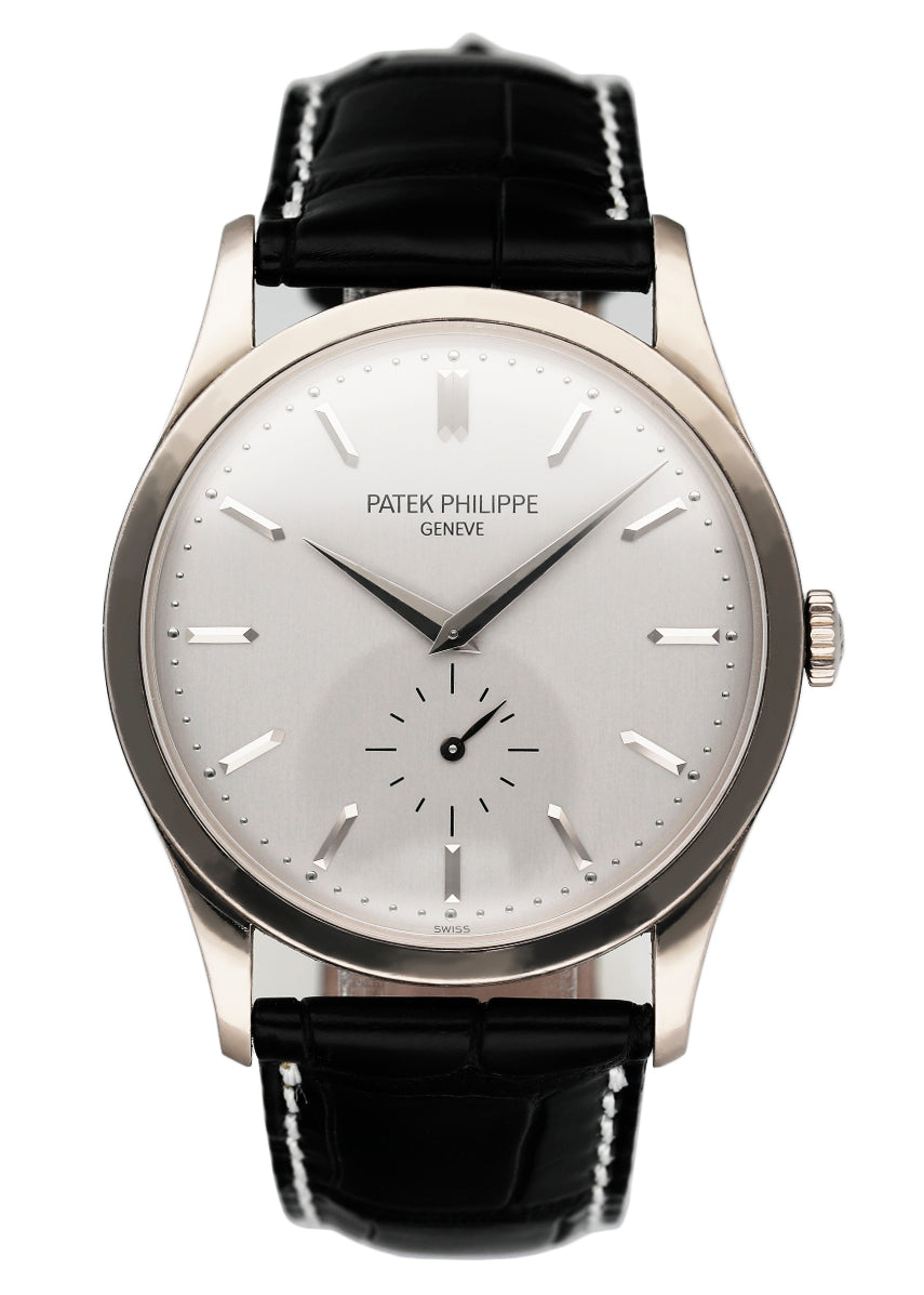 Patek Philippe Calatrava 5196G 18K White Gold Mens Watch