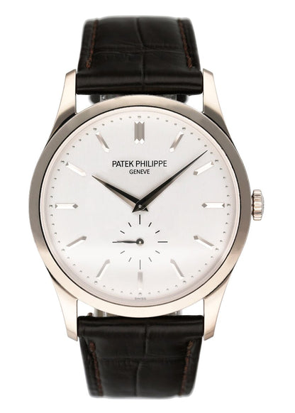 Patek Philippe Calatrava 5196G 18K White Gold Mens Watch