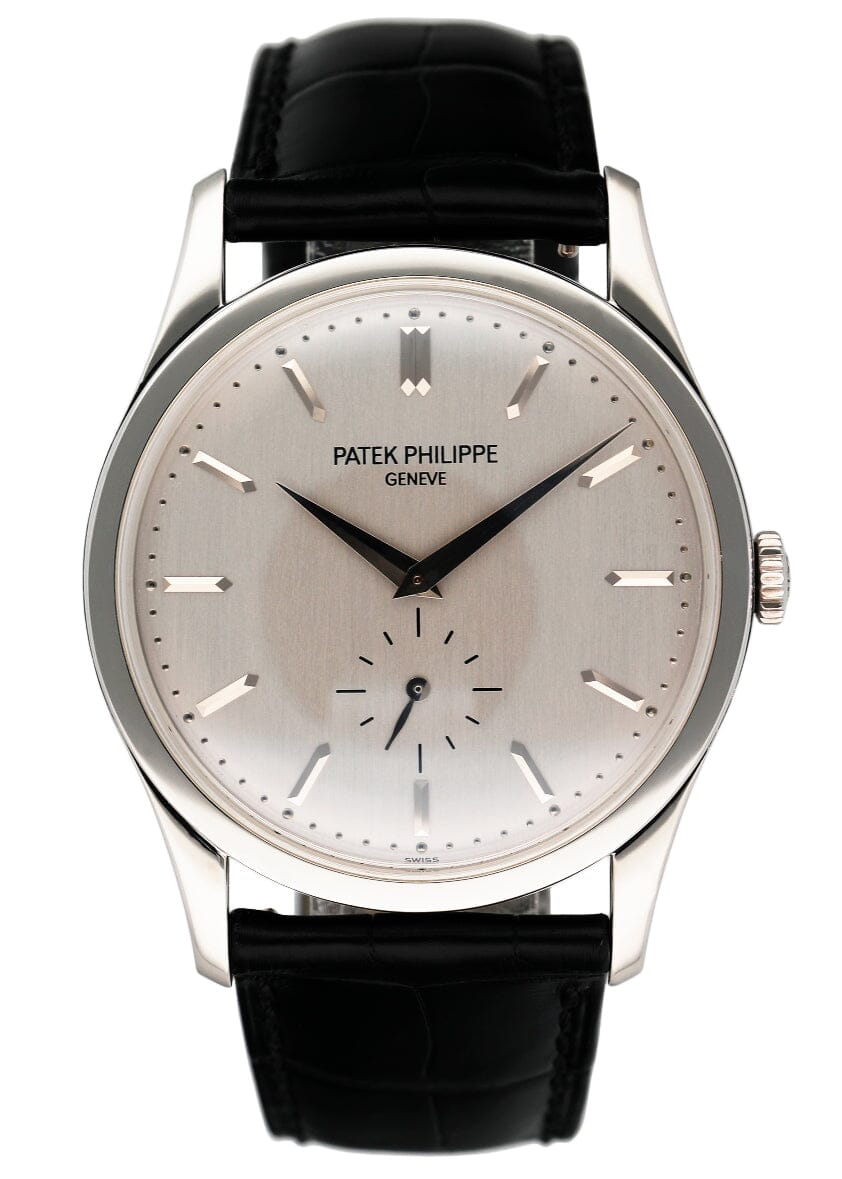 Patek Philippe Calatrava 5196G 18K White Gold Mens Watch - Wristwatch