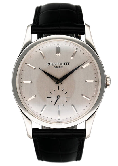 Patek Philippe Calatrava 5196G 18K White Gold Mens Watch - Wristwatch