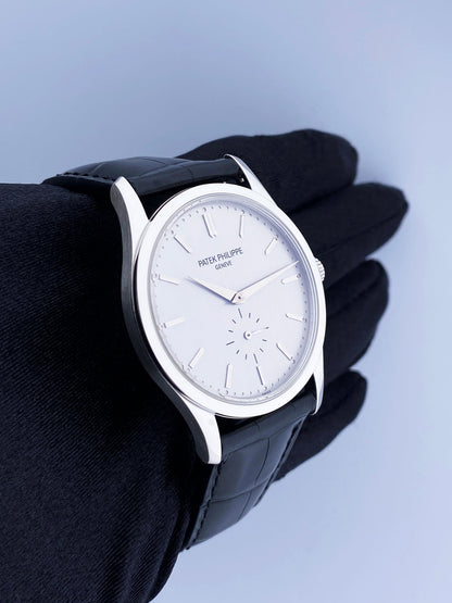 Patek Philippe Calatrava 5196G White Gold Mens Watch - Virtual