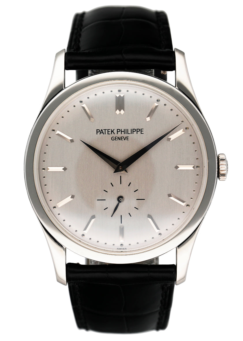 Patek Philippe Calatrava 5196G White Gold Mens Watch - Virtual