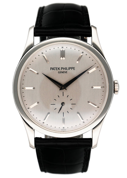 Patek Philippe Calatrava 5196G White Gold Mens Watch - Virtual