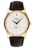 Patek Philippe Calatrava 5196J Tiffany Dial 18K Yellow Gold Mens Watch - Wristwatch