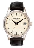 Patek Philippe Calatrava 5227G Ivory Dial Mens Watch Box Papers - Watches