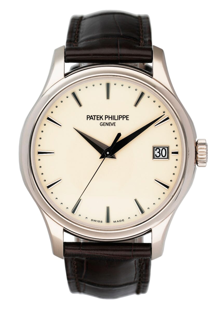 Patek Philippe Calatrava 5227G Ivory Dial Mens Watch Box Papers - Watches