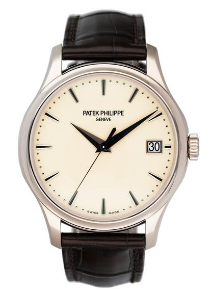 Patek Philippe Calatrava 5227G Ivory Dial Mens Watch Box Papers - Watches