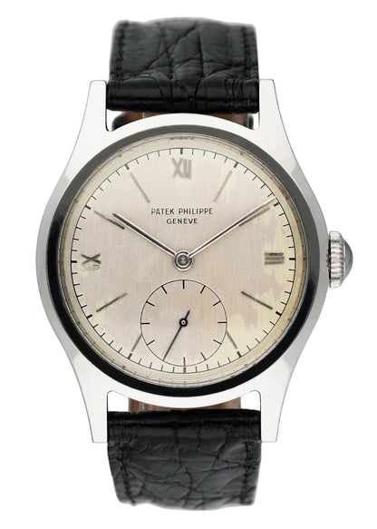 Patek Philippe Calatrava 565 Stainless Steel Mens Watch With Archives