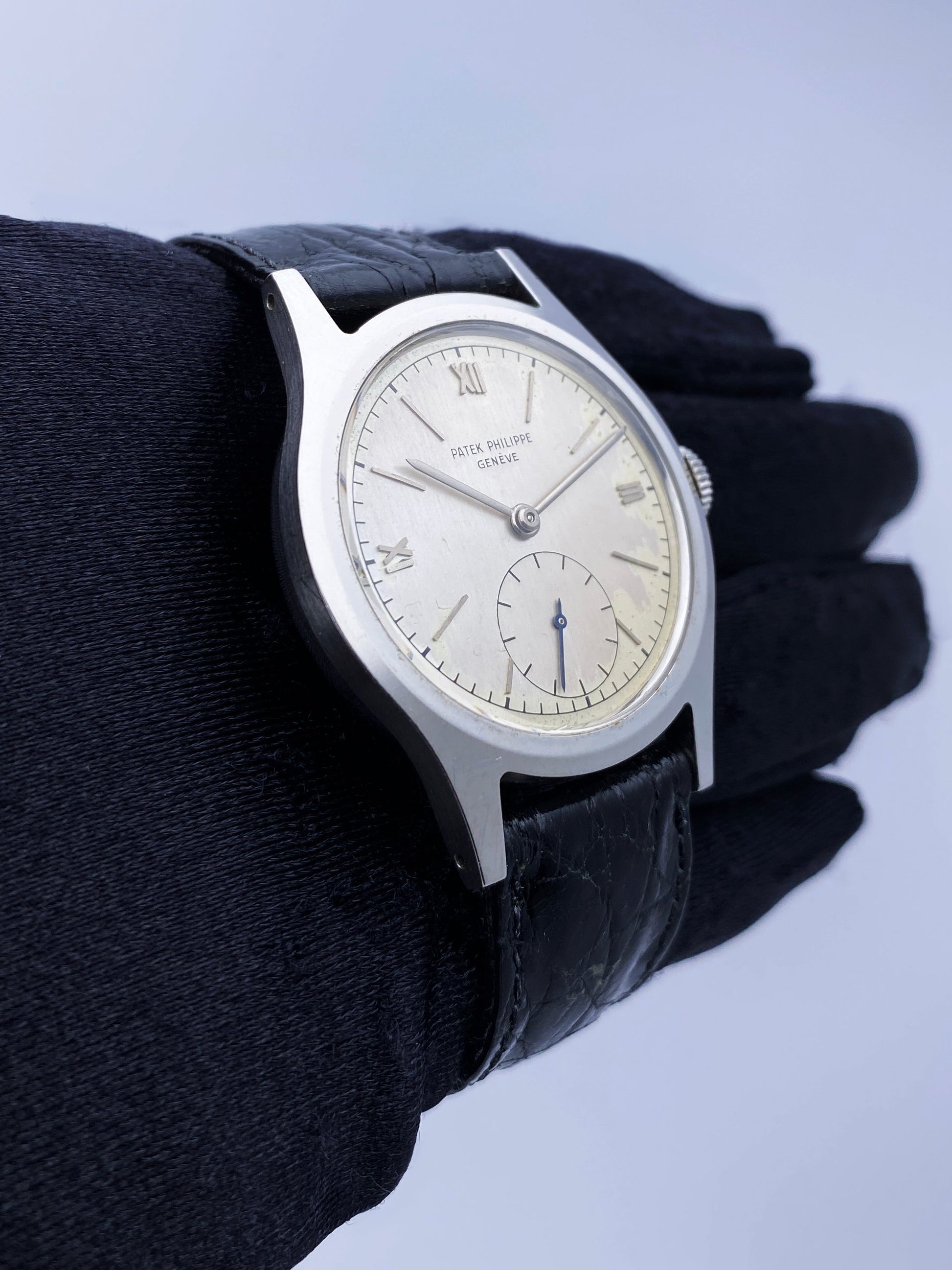 Patek Philippe Calatrava 565 Stainless Steel Mens Watch With Archives