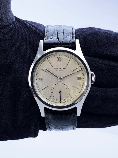 Patek Philippe Calatrava 565 Stainless Steel Mens Watch With Archives