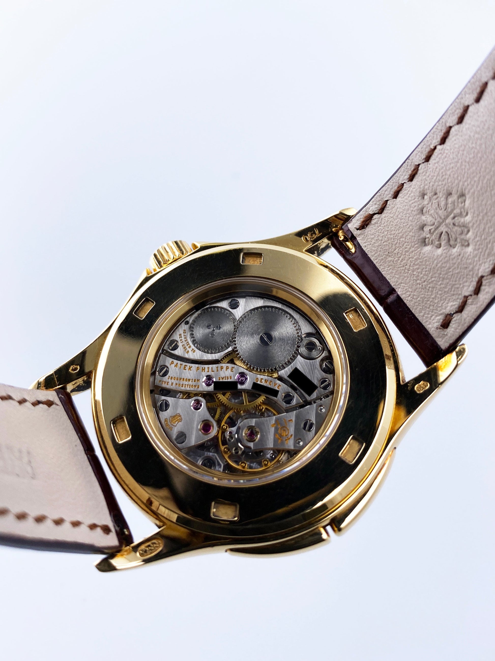 Patek Philippe Calatrava Travel Time 5134J 18K Yellow Gold Mens Watch - Wristwatch