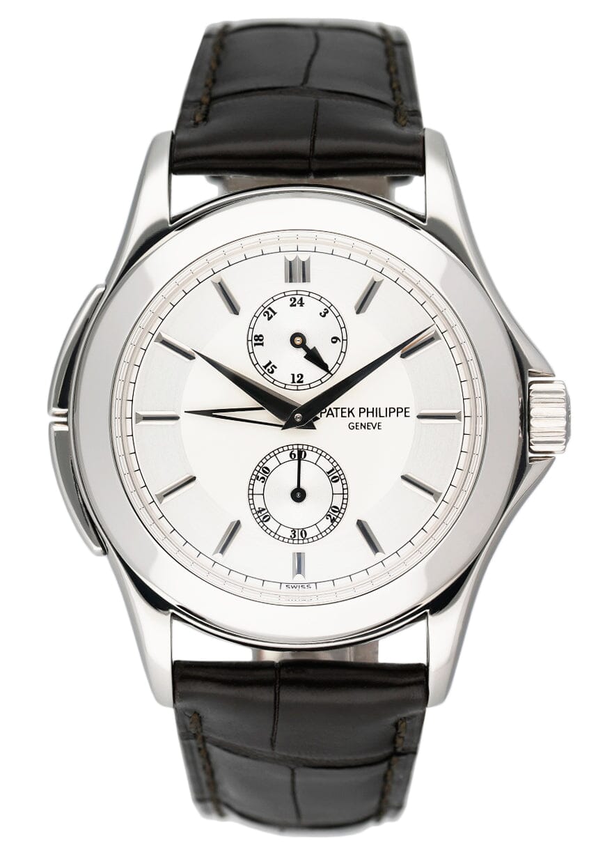 Patek Philippe Calatrava Travel Time 5134P Platinum Mens Watch