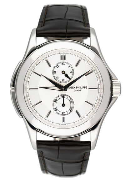 Patek Philippe Calatrava Travel Time 5134P Platinum Mens Watch