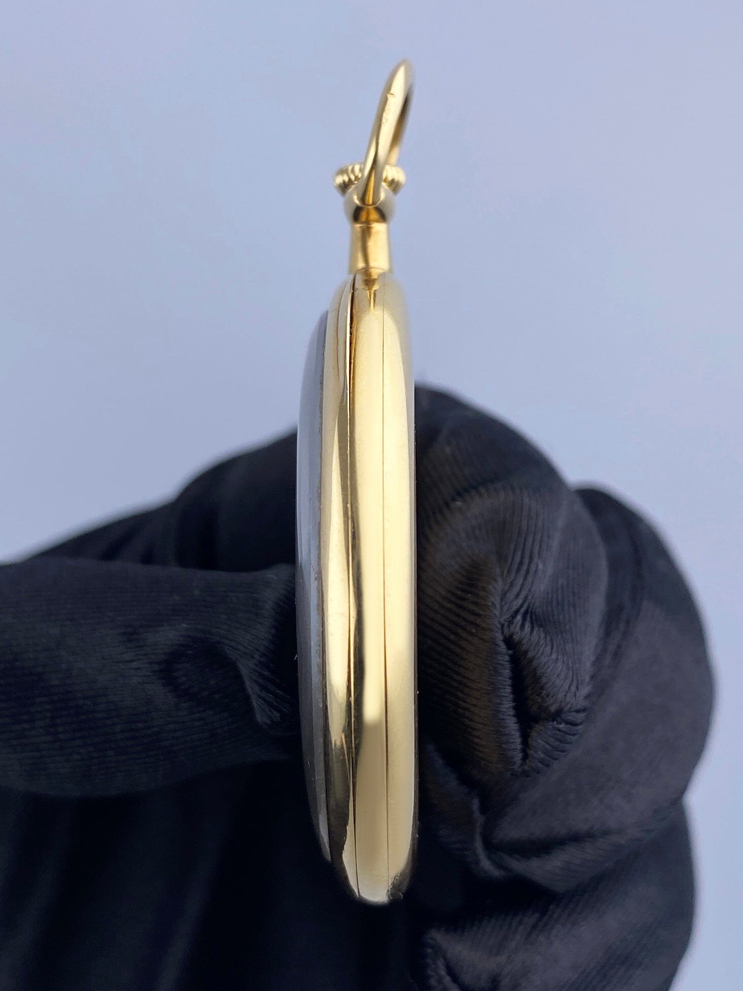 Patek Philippe & Cie Black Dial 18K Yellow Gold Openface Pocket Watch - Watches