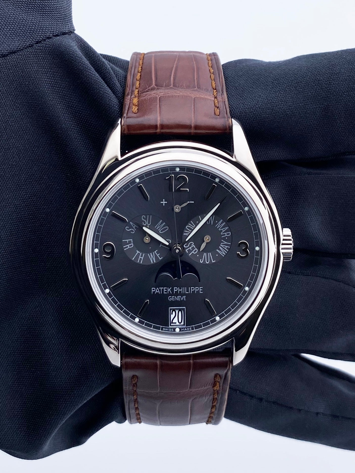 Patek Philippe Annual Calendar 5146G Mens Watch Box Papers - Virtual
