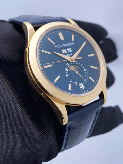Patek Philippe Complications 5396R Blue Dial Mens Watch Box Papers - Watches