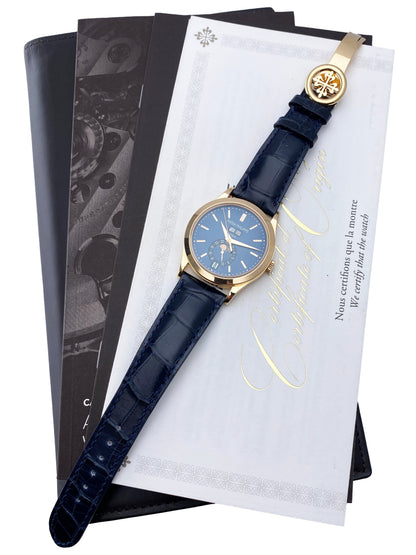 Patek Philippe Complications 5396R Blue Dial Mens Watch Box Papers - Watches