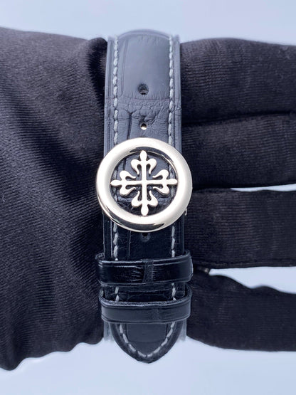 Patek Philippe Complications Chronograph 5070G Silver Dial Mens Watch Box Papers